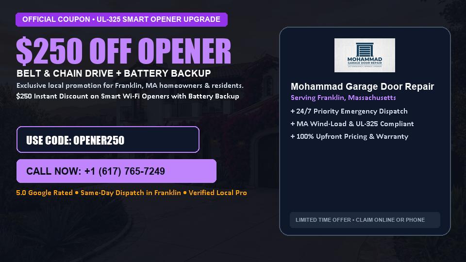 Mohammad Garage Door Repair $250 OFF Premium LiftMaster Opener Installation