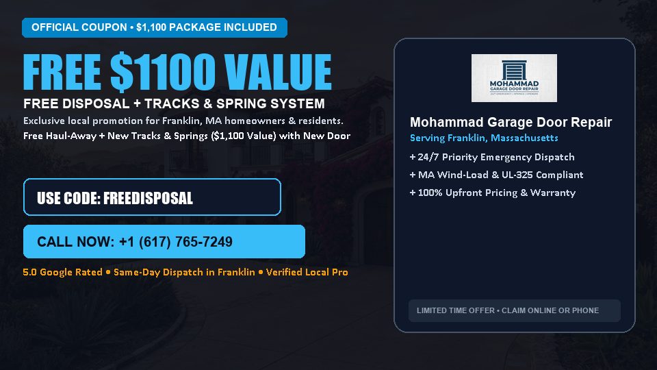 Mohammad Garage Door Repair FREE Haul-Away & Heavy-Duty Tracks with New Door